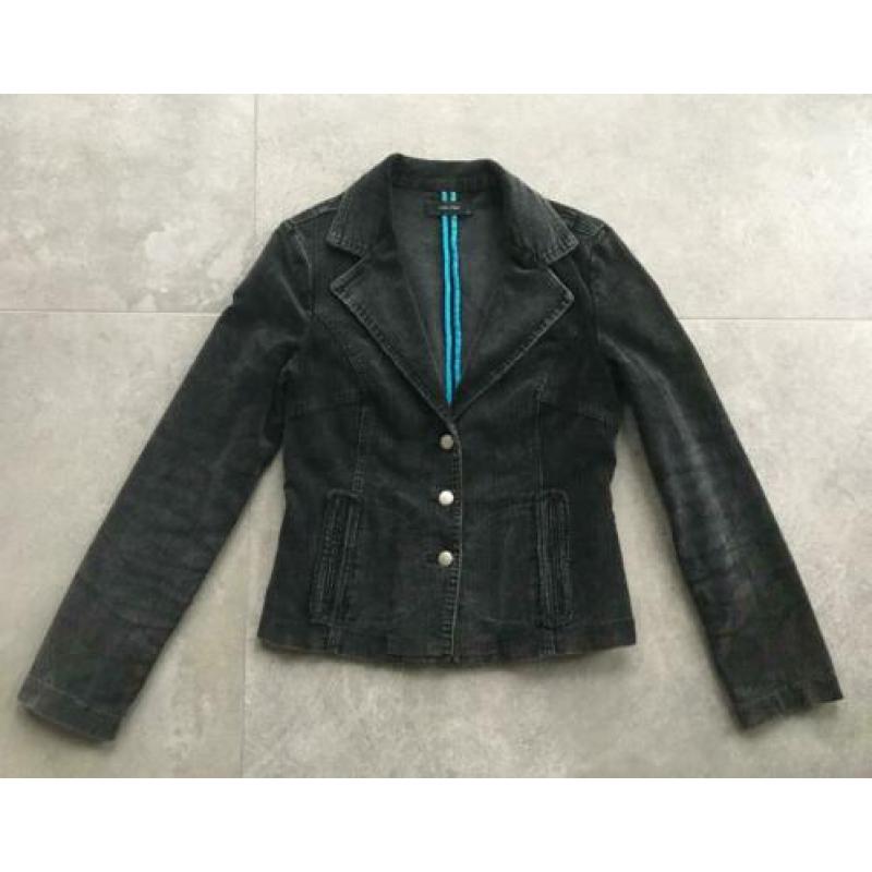 Silver Creek colbert jas grijs maat S