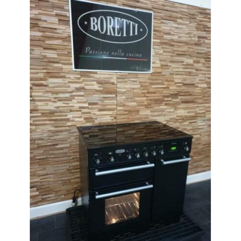 Wauw Rangemaster INDUCTIE fornuis 100cm Boretti Falcon Smeg