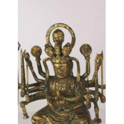 Zeer bijzonder Avalokitesvara / Kuan Yin - Brons - China - E