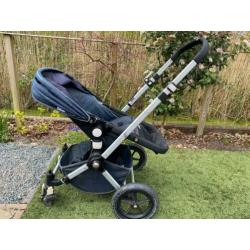 Bugaboo Cameleon 2 denim met totale uitbreidingspakket