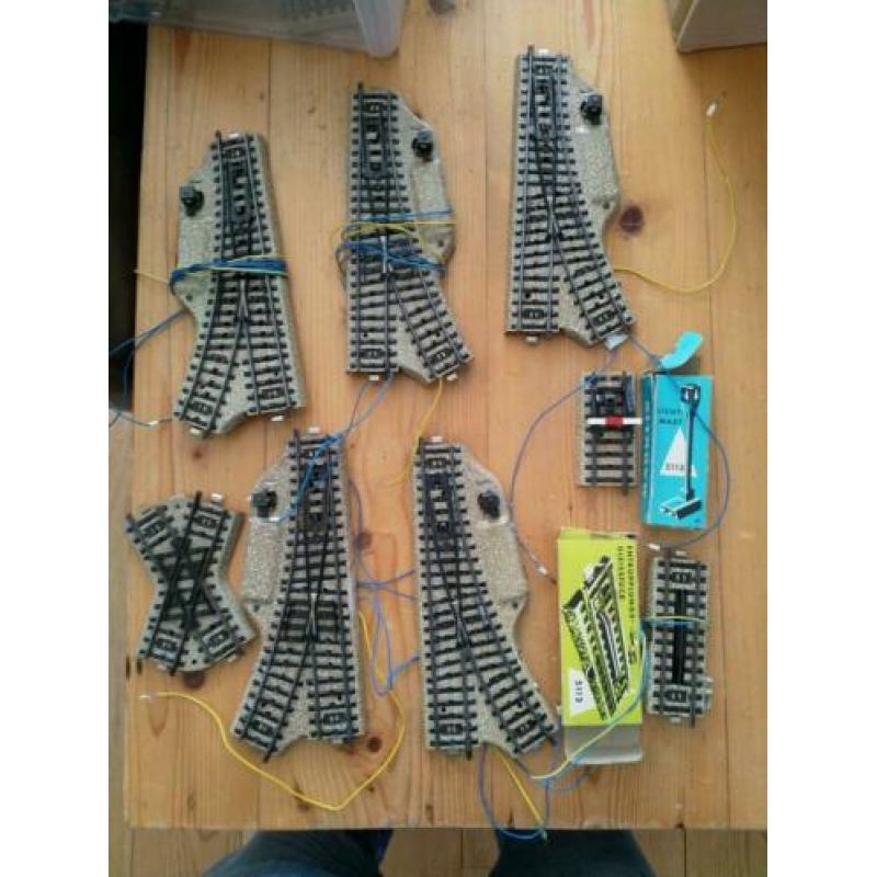 Marklin m-rail wissels en kruising
