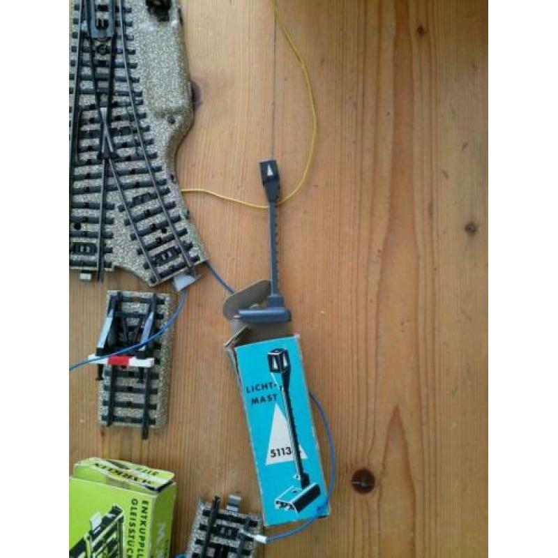 Marklin m-rail wissels en kruising