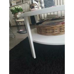 Ronde salontafel wit