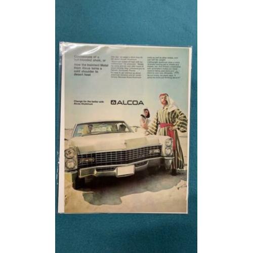 Cadillac 1967 advertenties en zwart-wit foto’s