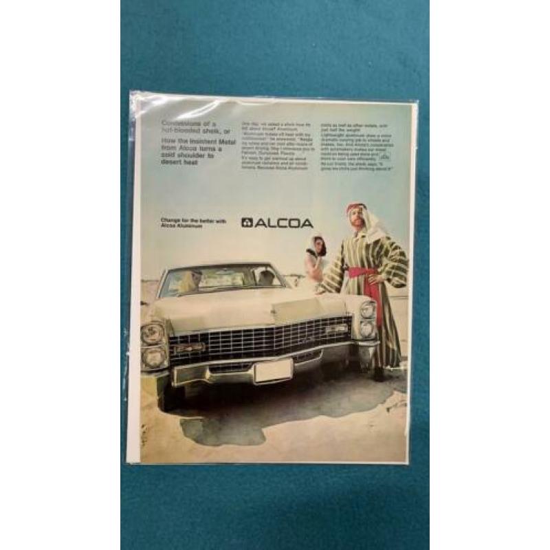 Cadillac 1967 advertenties en zwart-wit foto’s