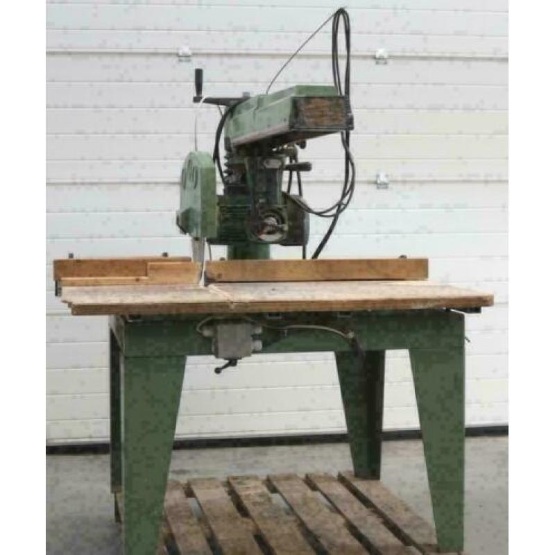 radiaalzaag Omga 400volt motor 5pk max hoogte 170mm afkortle