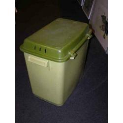 Retro groene wasmand (A16 1922)