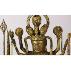Zeer bijzonder Avalokitesvara / Kuan Yin - Brons - China - E