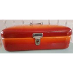Emaille broodtrommel, brocante