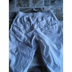 Broek wit katoen 3/4 Zomer als nieuw!
