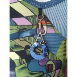 Save the Queen jurk - felle kleuren - hanger - gerimpeld-S/M