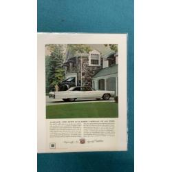 Cadillac 1967 advertenties en zwart-wit foto’s