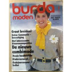 Burda vintage januari 1985,met kinder carnaval, feestmode