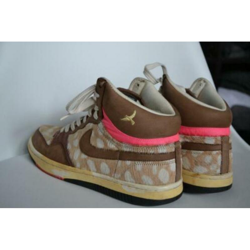 Nike Air force sneakers print beige bruin maat 41