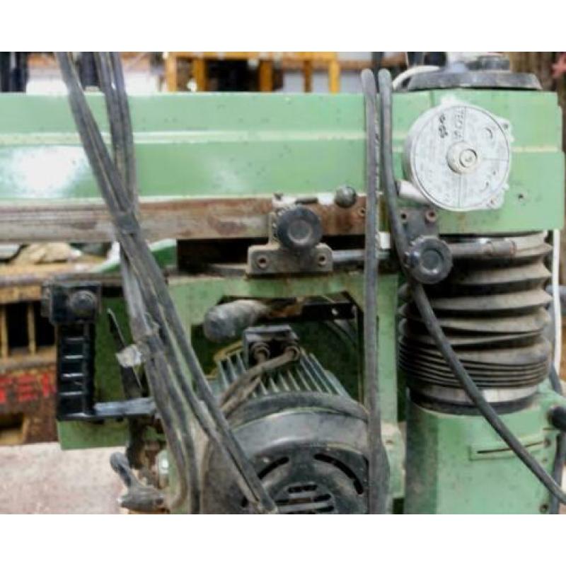 radiaalzaag Omga 400volt motor 5pk max hoogte 170mm afkortle