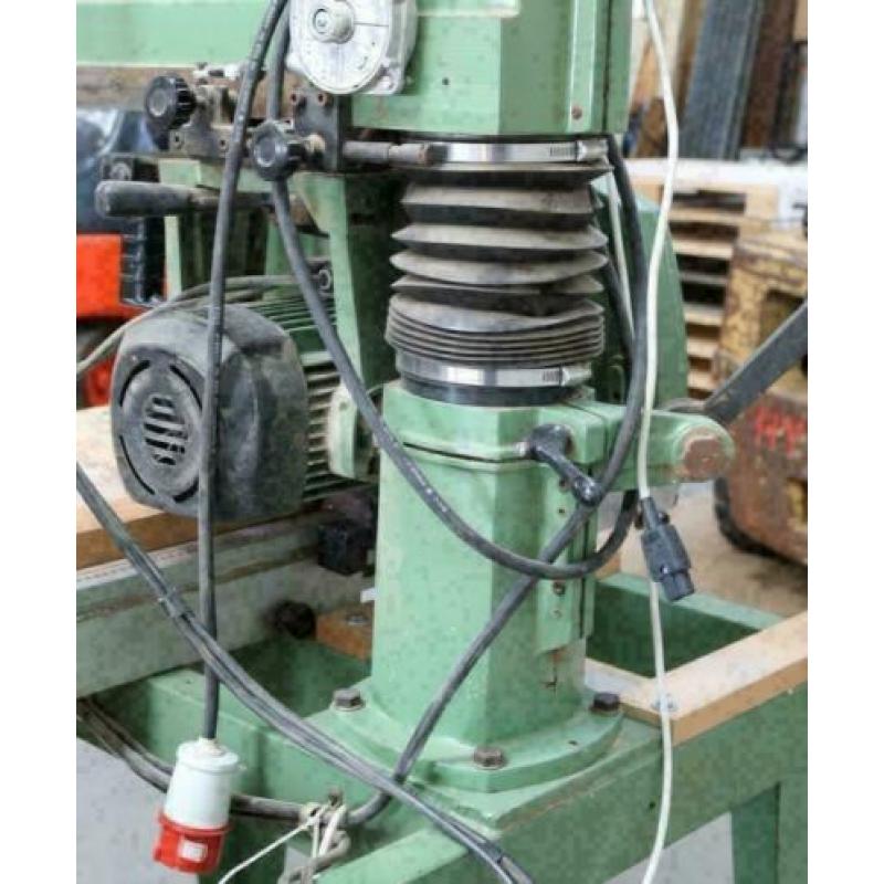 radiaalzaag Omga 400volt motor 5pk max hoogte 170mm afkortle
