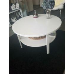 Ronde salontafel wit
