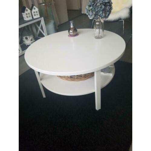 Ronde salontafel wit