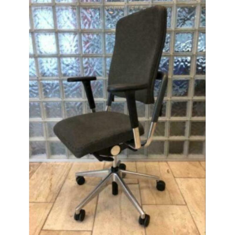 Bureaustoel Grahl Xenium, grijze stof/Chrome