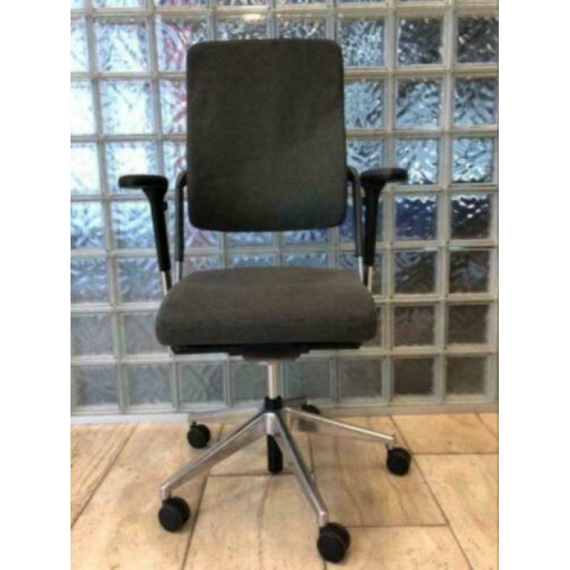 Bureaustoel Grahl Xenium, grijze stof/Chrome