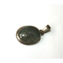 Labradoriet - Galaxyiet hanger in 925 sterling zilver