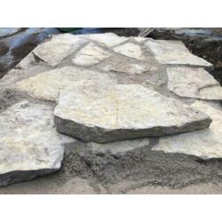 Flagstones ongeveer 25 m2 te koop