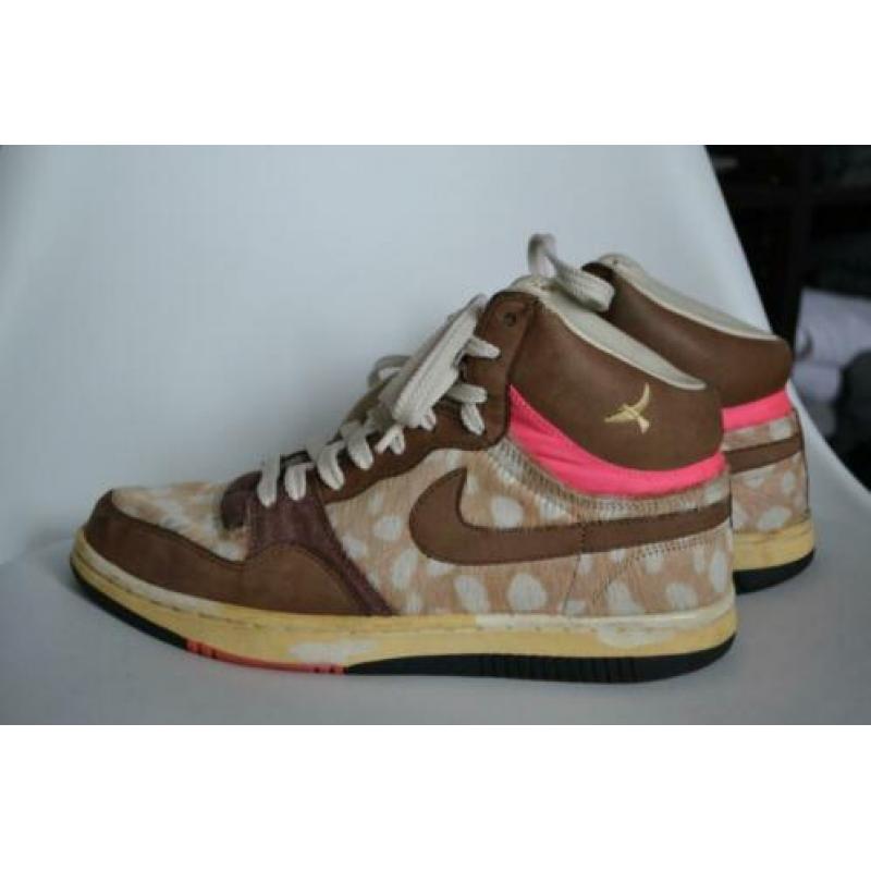 Nike Air force sneakers print beige bruin maat 41