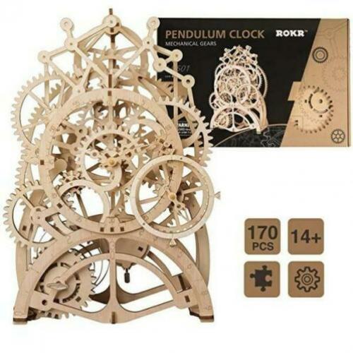 Robotime pendulum klok houten 3D puzzel