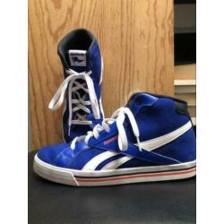 Hoge donkerblauwe kobalt blauwe Reebok sneakers 39