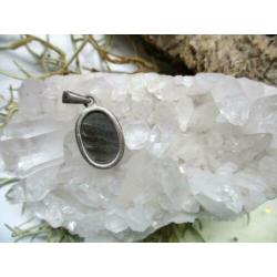 Labradoriet - Galaxyiet hanger in 925 sterling zilver