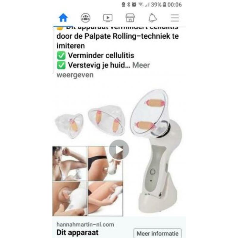 Cellulite apparaat