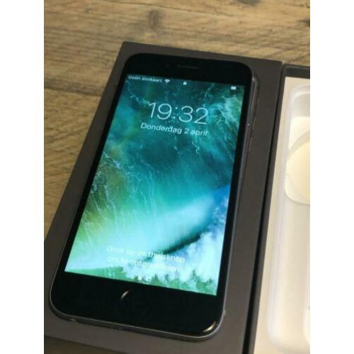 IPHONE 6, 32GB( Nieuwstaat, Krasvrij, space grey)