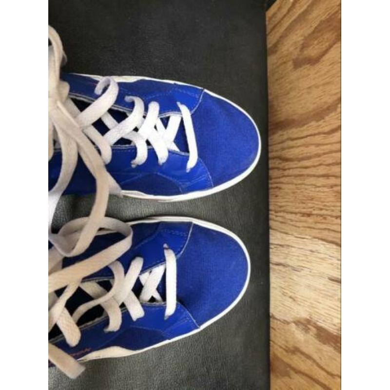 Hoge donkerblauwe kobalt blauwe Reebok sneakers 39