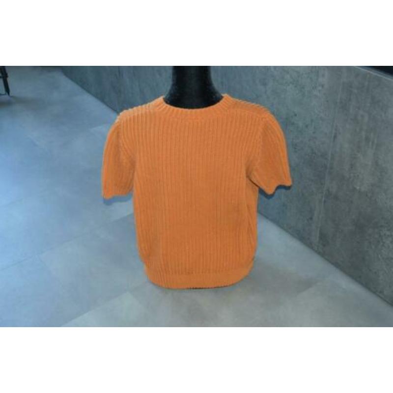 COS trui korte mouwen cognac maat m