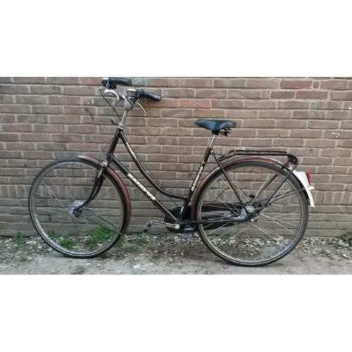 Batavus damesfiets, 1 handrem, geen versnelling.- KOOPJE €20