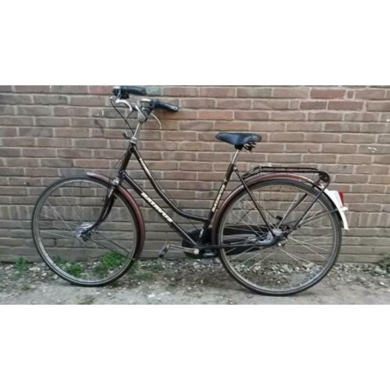 Batavus damesfiets, 1 handrem, geen versnelling.- KOOPJE €20