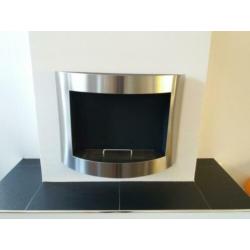 Haard | Sfeerhaard | RVS | Bio-ethanol | Kunsthaard