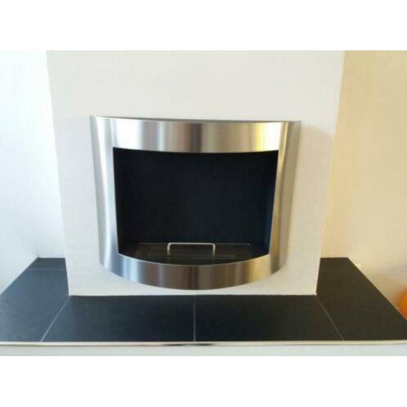 Haard | Sfeerhaard | RVS | Bio-ethanol | Kunsthaard