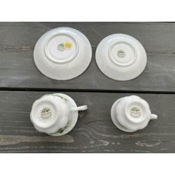Royal Albert 2 kop en schotel May Lily of The valley