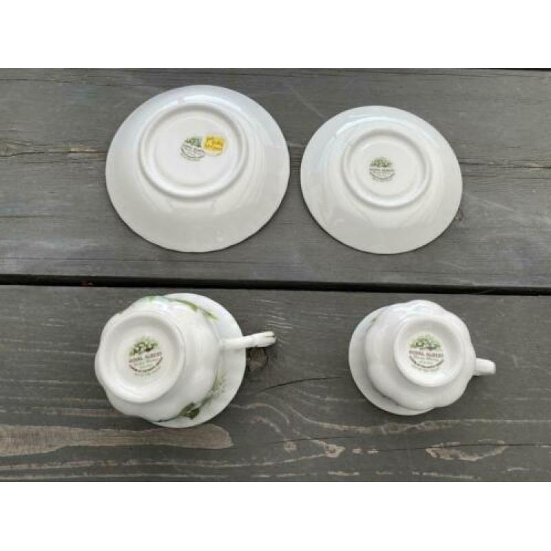 Royal Albert 2 kop en schotel May Lily of The valley