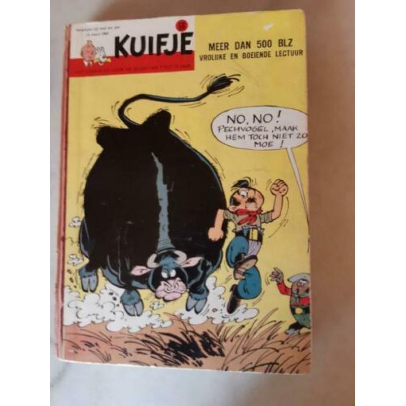 Kuifje weekblad bundel nr 66 , Vlaams , 1963 , kompleet!