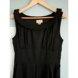 Zwarte Lindy Bop mouwloze jurk z.g.a.n. maat M