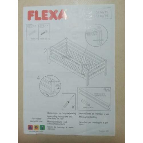 3/4 en 1/1 uitvalbeveiliging voor Flexa kinderbed classic