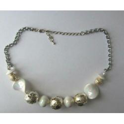 Prachtige Vintage Mother of Pearl parel ketting