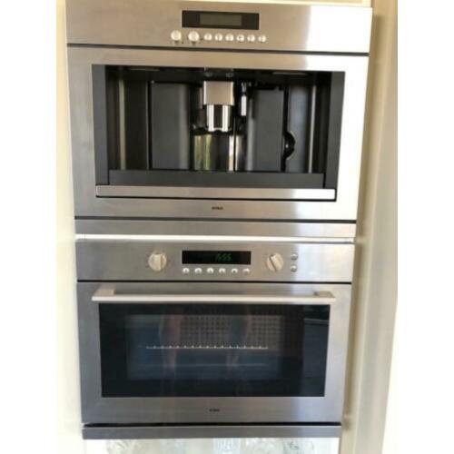 Atag koffiemachine inbouw en combi stoomoven (met defecten)