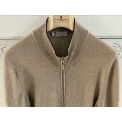 Fraai 100% Cashmere vest Brunello Cucinelli maat 48