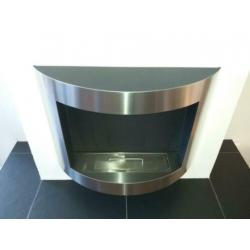 Haard | Sfeerhaard | RVS | Bio-ethanol | Kunsthaard