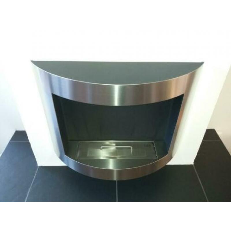 Haard | Sfeerhaard | RVS | Bio-ethanol | Kunsthaard