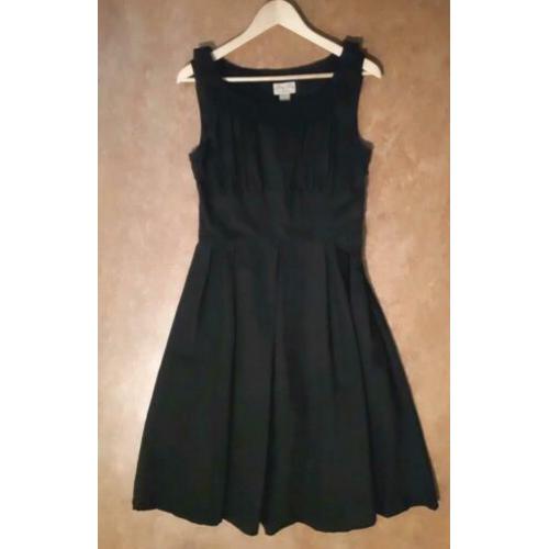 Zwarte Lindy Bop mouwloze jurk z.g.a.n. maat M
