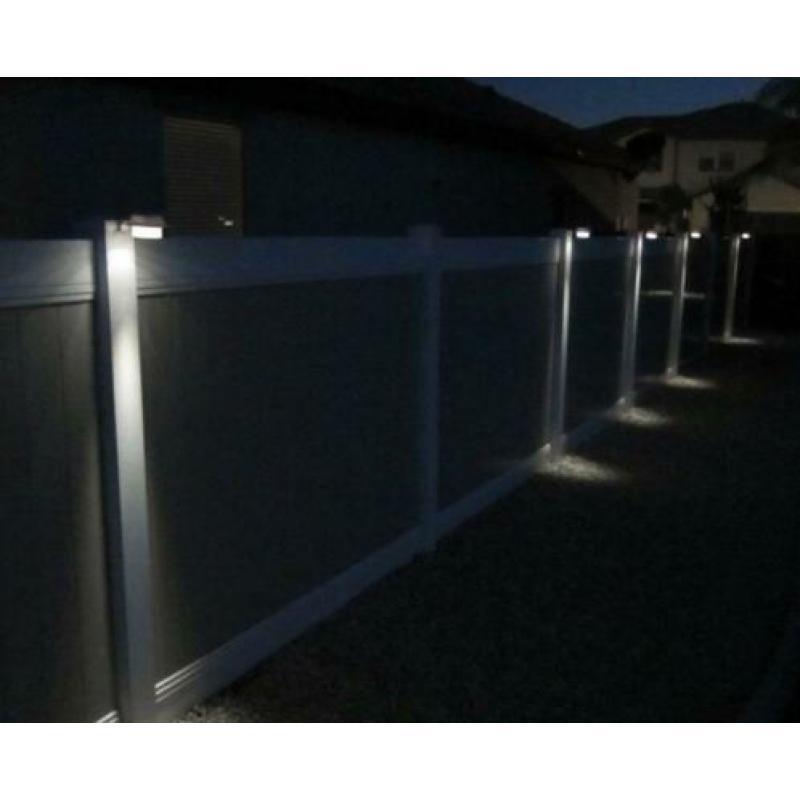 Solarlamp tuin verlichting led (Schutting) zonne energie 3